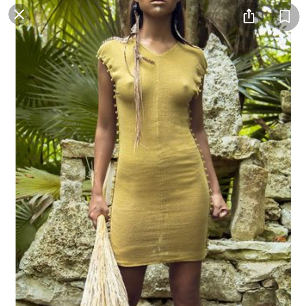 ISO Caravana Tulum Chikchan Gauze Knot Dress